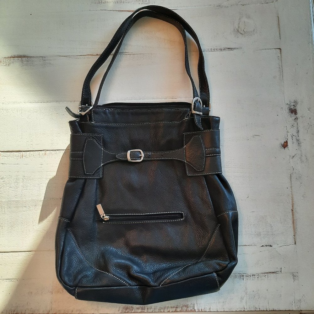Italian leather bag.